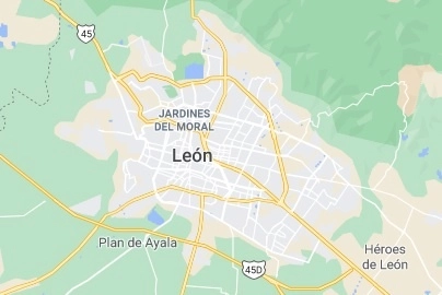 El ataque contra de Óscar Guillermo Ríos Álvarez ocurrió en León Guanajuato, donde reside el funcionario. Foto Tomada de Google maps