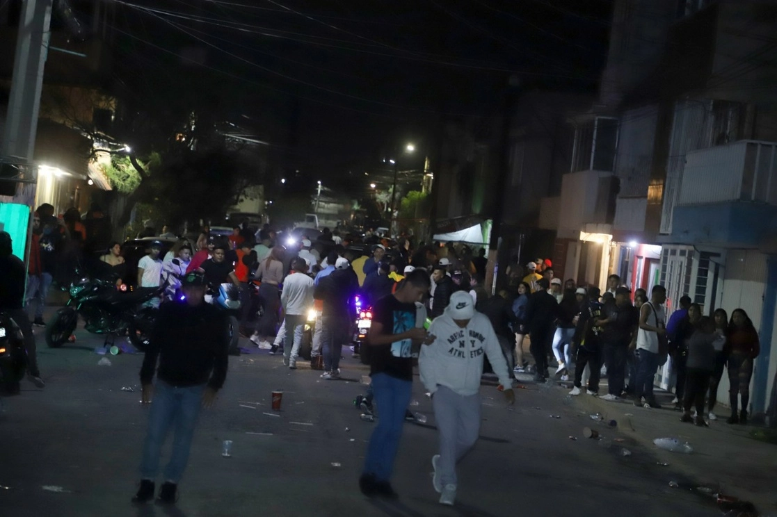 Fueron  detenidas ocho personas en el evento sonidero en Ecatepec, informaron las autoridades. Foto La Jornada