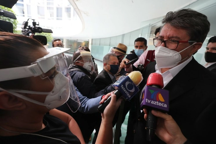 Ricardo Monreal en imagen del 28 de julio pasado. Foto José Antonio López