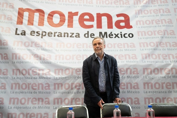 Alfonso Ramírez Cuéllar, dirigente nacional de Morena. Foto Pablo Ramos / Archivo