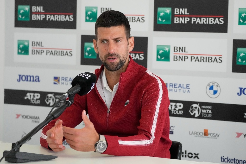 Djokovic faces the Rome Masters to be in shape at Roland Garros