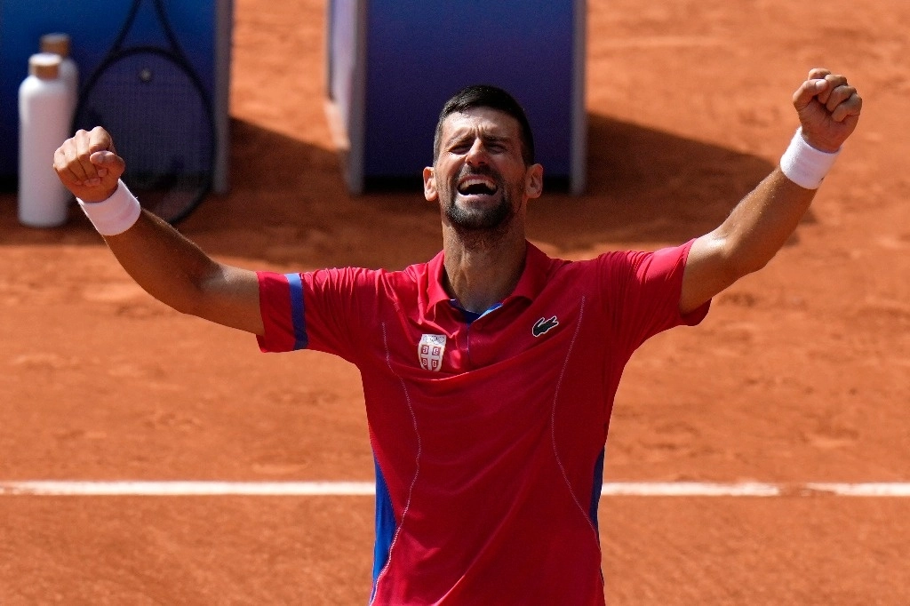 Novak Djokovic suma el oro olímpico a su impresionante palmarés profesional. Foto Ap