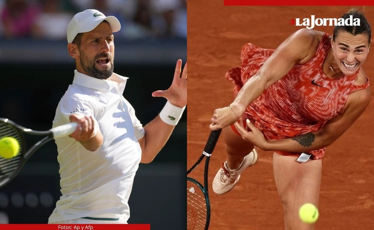 'Nole' se enfrentará en primera ronda de Abiero de EU a Learner Tien; la bielorrusa Aryna Sabalenka abre su camino en NY ante la suiza Rebeka Masarova. Fotos  
