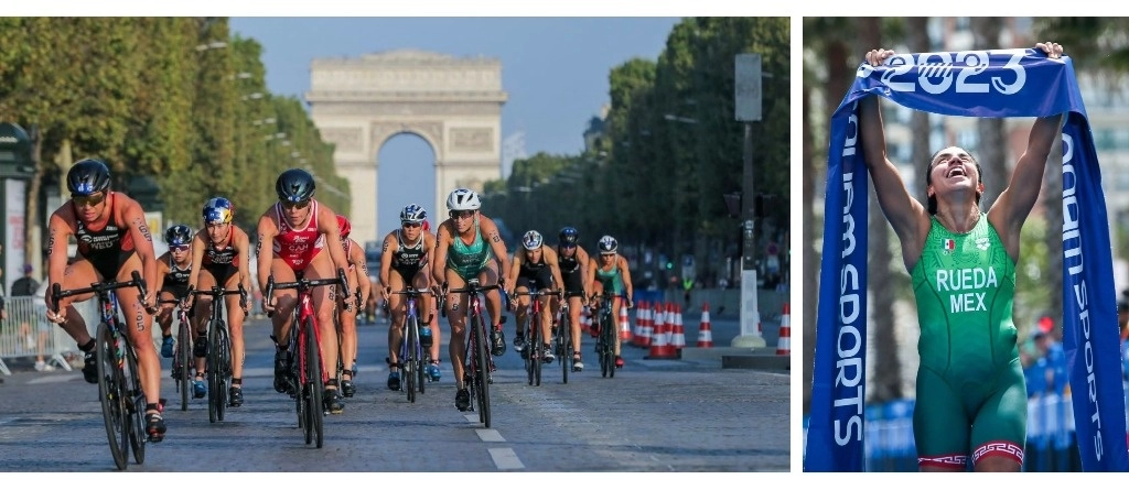 La campeona panamericana en Santiago 2023 llegará al certamen parisino con mayor madurez y experiencia. Foto World Triathlon y Conade