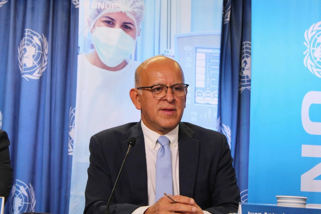 Con el resonador que entregó el director general del Insabi, Juan Antonio Ferrer Aguilar, el Isapeg fortaleció su capacidad de atención y diagnóstico. Foto tomada de Twitter @INSABI_mx / Archivo