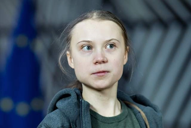 La activista climática sueca Greta Thunberg donó un premio de 100 mil dólares que a Unicef, para luchar contra el coronavirus. Foto Afp 