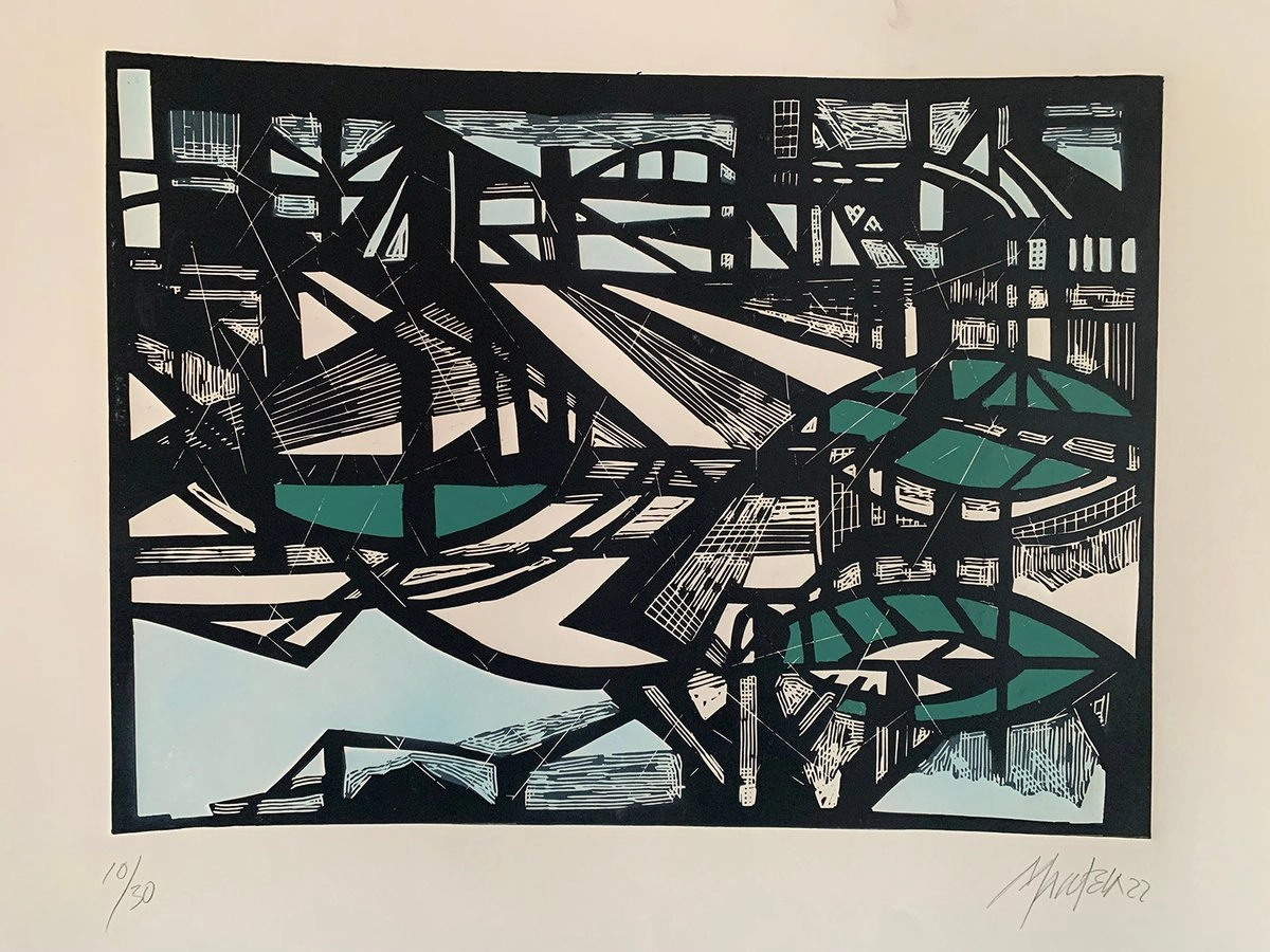 Pieza sin título de Gabriel Macotela que forma parte de la muestra La medida de las cosas, que se exhibe en Mérida.