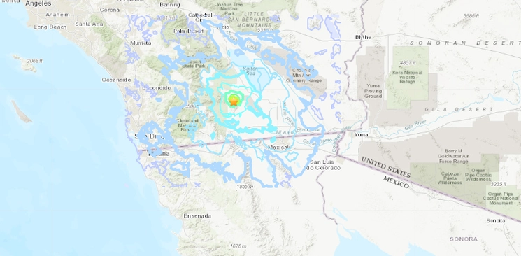 La Oficina del Sheriff del Condado de Humboldt (HCSO, por sus siglas en inglés) advirtió a los residentes que estén preparados para las réplicas. Foto https://earthquake.usgs.gov/