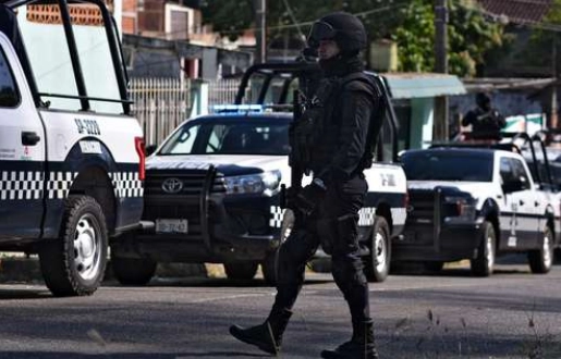 Policía estatal de Veracruz durante un operativo de seguridad. Foto Afp /Archivo
