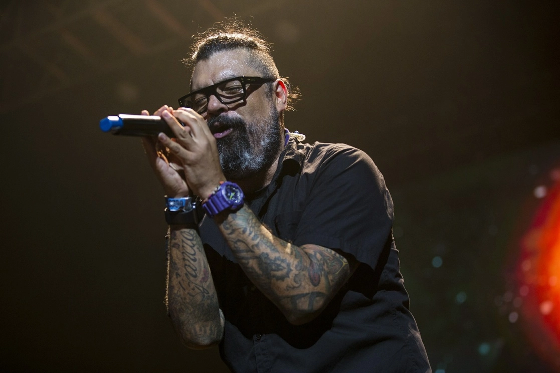 Dr. Shenka abrió el concierto con 'Bajo la mina', siguió con 'Sueño americano' y 'Amor enfermo'. Foto cortesía de Daniel Galindo / Agencia Wild Side Press 



