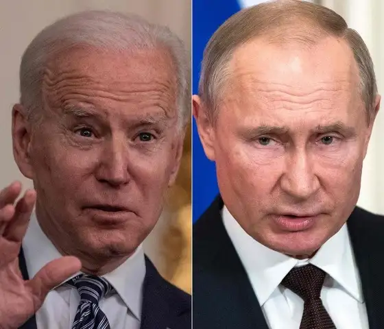 El presidente estadunidense Joe Biden y su par ruso Vladimir Putin. Fotos Afp / Archivo