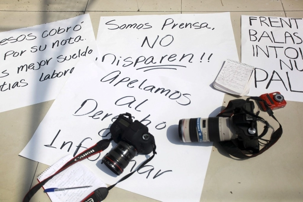 De acuerdo con datos de la UNESCO, entre 2010 y 2020 fueron asesinados 888 periodistas en el mundo por desempeñar su trabajo; y 95 de esos crímenes (10.6 por ciento) ocurrieron en México. Foto Cuartoscuro / Archivo