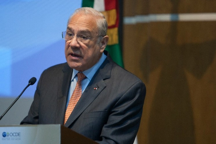 José Ángel Gurría, secretario General de la OCDE. Foto Cristina Rodríguez / Archivo


