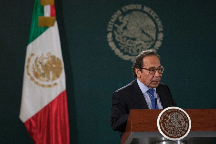 El Presidente del Consejo Coordinador Empresarial, Carlos Salazar Lomelín. Foto Cristina Rodríguez