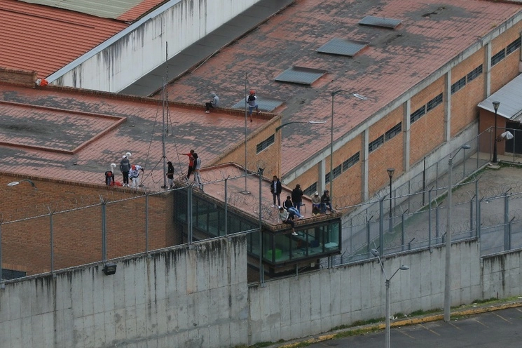 Las violentas cárceles ecuatorianas son escenarios recurrentes de masacres. Foto Afp/ archivo