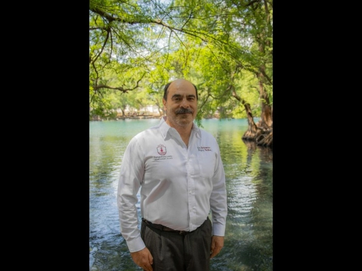 David Melgoza Martínez, presidente municipal de Tangancícuaro, Michoacán. Foto tomada de @DrDavidMelgozaM