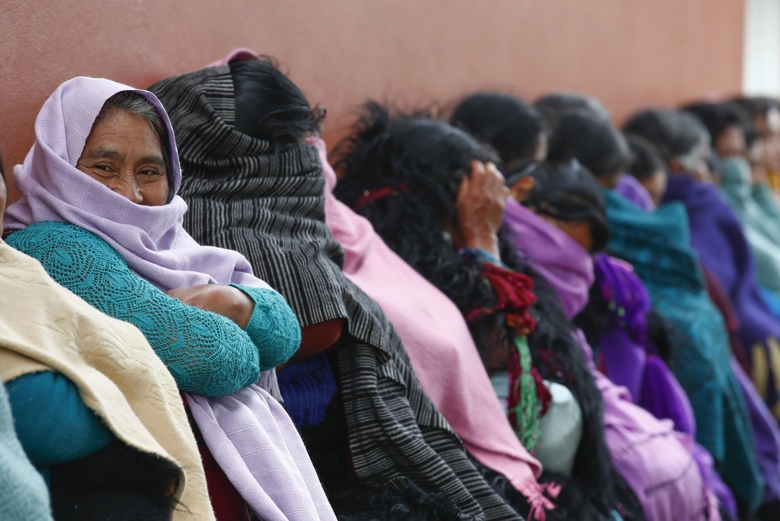 Indígenas tzotziles en Chiapas en imagen de archivo. Foto Víctor camacho