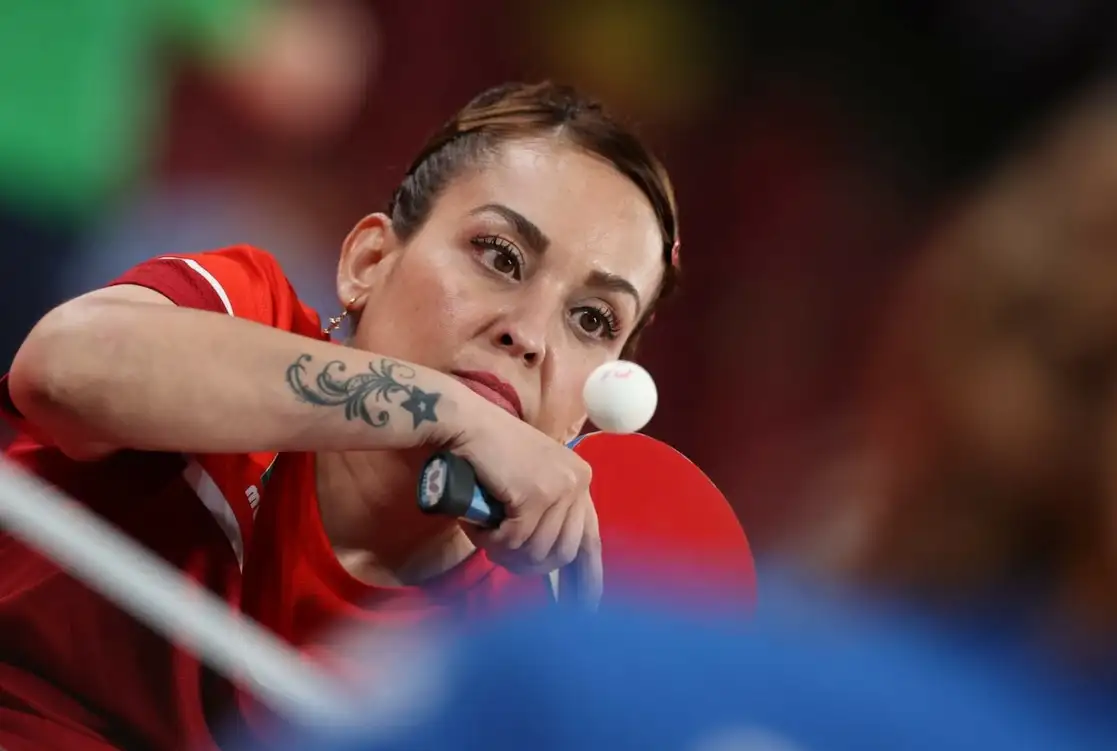 Edith Sigala López concluyó su participación en los Juegos Paralímpicos Tokio 2020, tras perder en sus últimos encuentros de rondas clasificatorias, el 26 de agosto de 2021. Foto tomada del Twitter de @CONADE