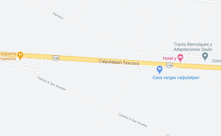 La Comisión Nacional de Protección Civil indicó que si se localiza el equipo robado, deberá establecerse un perímetro de 30 metros. Captura de imagen de Google Maps