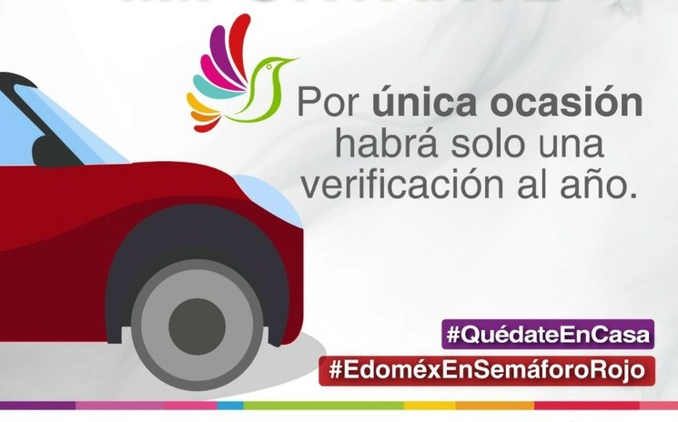 La constancia de verificación vehicular obtenida durante el 2020, tendrá vigencia hasta el próximo periodo de verificación del año 2021. Imagen cortesía Secretaría del Medio Ambiente Edomex.