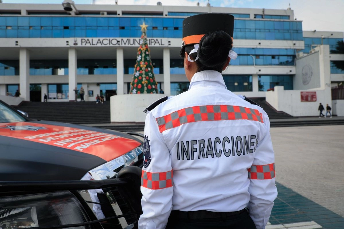 El Grupo Femenil, único autorizado para la aplicación de infracciones, cuenta con Controles de Confianza, recibieron 80 horas de capacitación y certificación en la Universidad Mexiquense de Seguridad. Foto