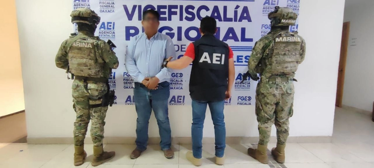 Los integrantes de la Marina participaron en esta captura como parte de la llamada Operación Sable Juchitán. Foto 