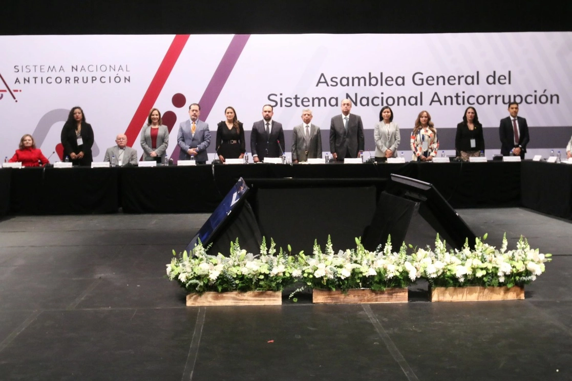 Se realizó la asamblea nacional del Sistema Nacional Anticorrupción. Foto tomada de la cuenta de Twitter @bl_ibarra