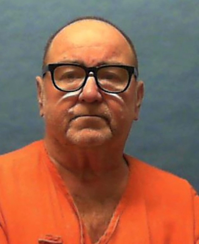 Esta imagen sin fecha obtenida del Departamento de Correcciones de Florida muestra al recluso condenado a muerte James Ford. Ford, de 64 años, está programado para morir por inyección letal en Florida el 13 de febrero de 2025. Foto Afp