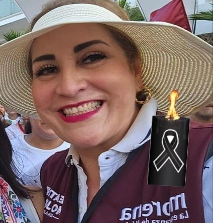 Era sobrina del ex gobernador Héctor Astudillo Flores, y de Saúl Nava Astudillo, cuatro veces candidato a la alcaldía de Tixtla. Foto Tomada de X @Jonatan93294410