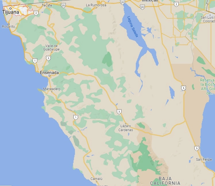 En Tijuana fue asesinado con arma de fuego un agente de la Guardia Nacional adscrito a Baja California, informó la Agencia Estatal de Investigaciones. Imagen tomada de Google Maps