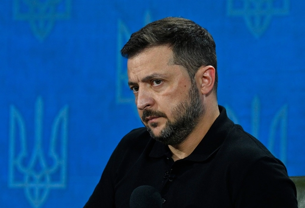 Volodymir Zelensky, presidente de Ucrania. Foto Afp