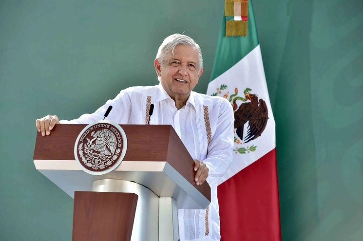 El presidente López Obrador se encuentra en Ciudad Obregón, Sonora, desde donde ofrece este jueves su conferencia matutina. Foto Presidencia