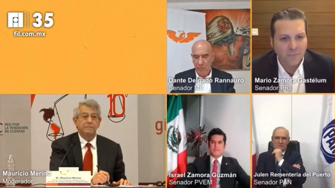 El priísta Mario Zamora Gastélum señaló que en la actual administración “estamos viendo cómo se va deteriorando la división de poderes”. Captura de imagen tomada de la transmisión en la cuenta de Twitter @MarioZamoraG