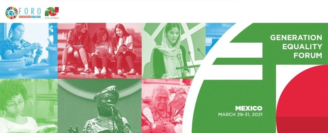 El Foro Generación Igualdad, convocado por ONU Mujeres y coorganizado por los gobiernos de México y Francia, en colaboración con la sociedad civil y la juventud, se realizará el próximo lunes 29 de marzo de manera virtual. Imagen tomada del sitio http://forogeneracionigualdad.mx