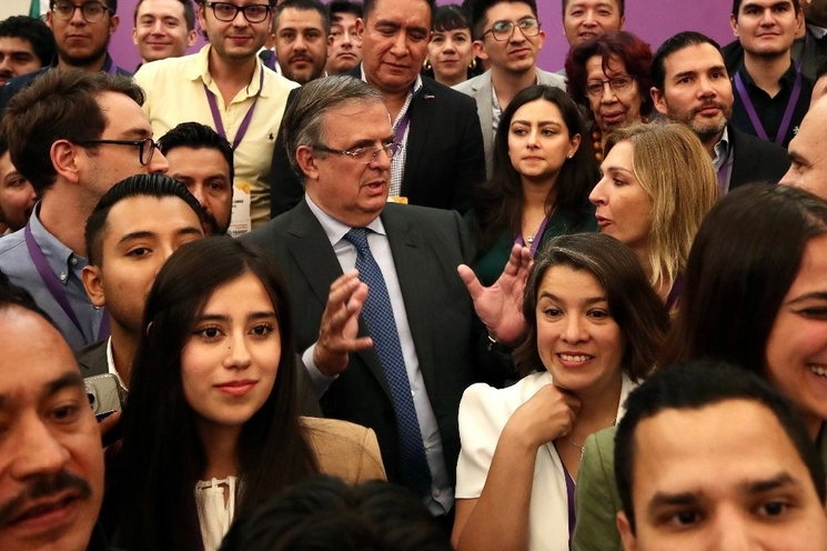 El canciller Marcelo Ebrard. Foto Yazmín Ortega / Archivo