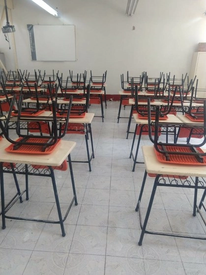 Tras el confinamiento se les exigieron estrategias a los profesores que no todos conocían. Foto La Jornada