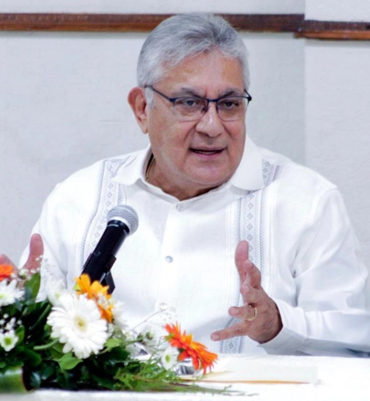 El secretario general del SNTE, Alfonso Cepeda Salas. Foto tomada de la cuenta de X