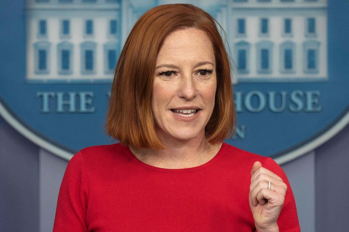 Jen Psaki, secretaria de Prensa de la Casa Blanca, fue la encargada de dar la noticia. Foto Afp