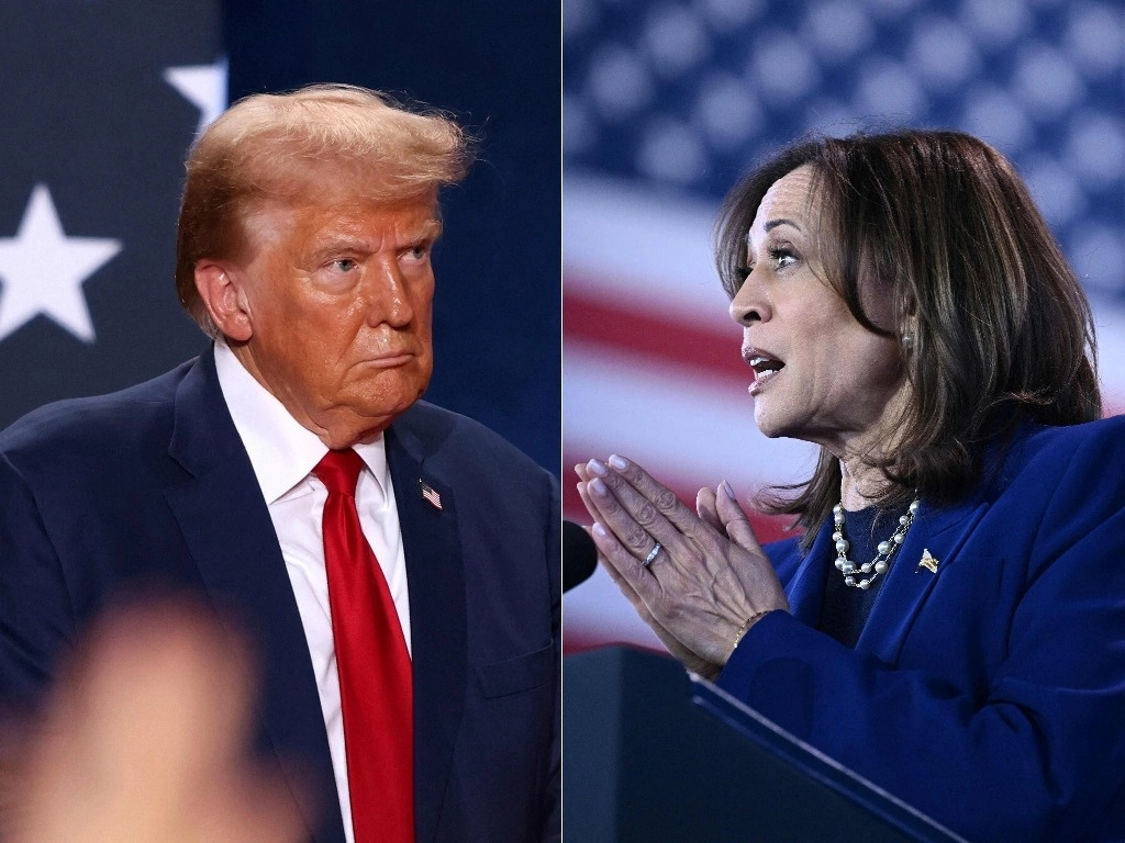Las cifras preliminares revelan que ni Trump ni su contrincante la vicepresidenta, Kamala Harris, llegaron cerca de los 81 millones de votos que logró el presidente Joe Biden en 2020. Foto Afp.