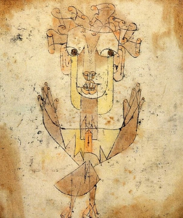 Angelus Novus, obra de Paul Klee. Foto