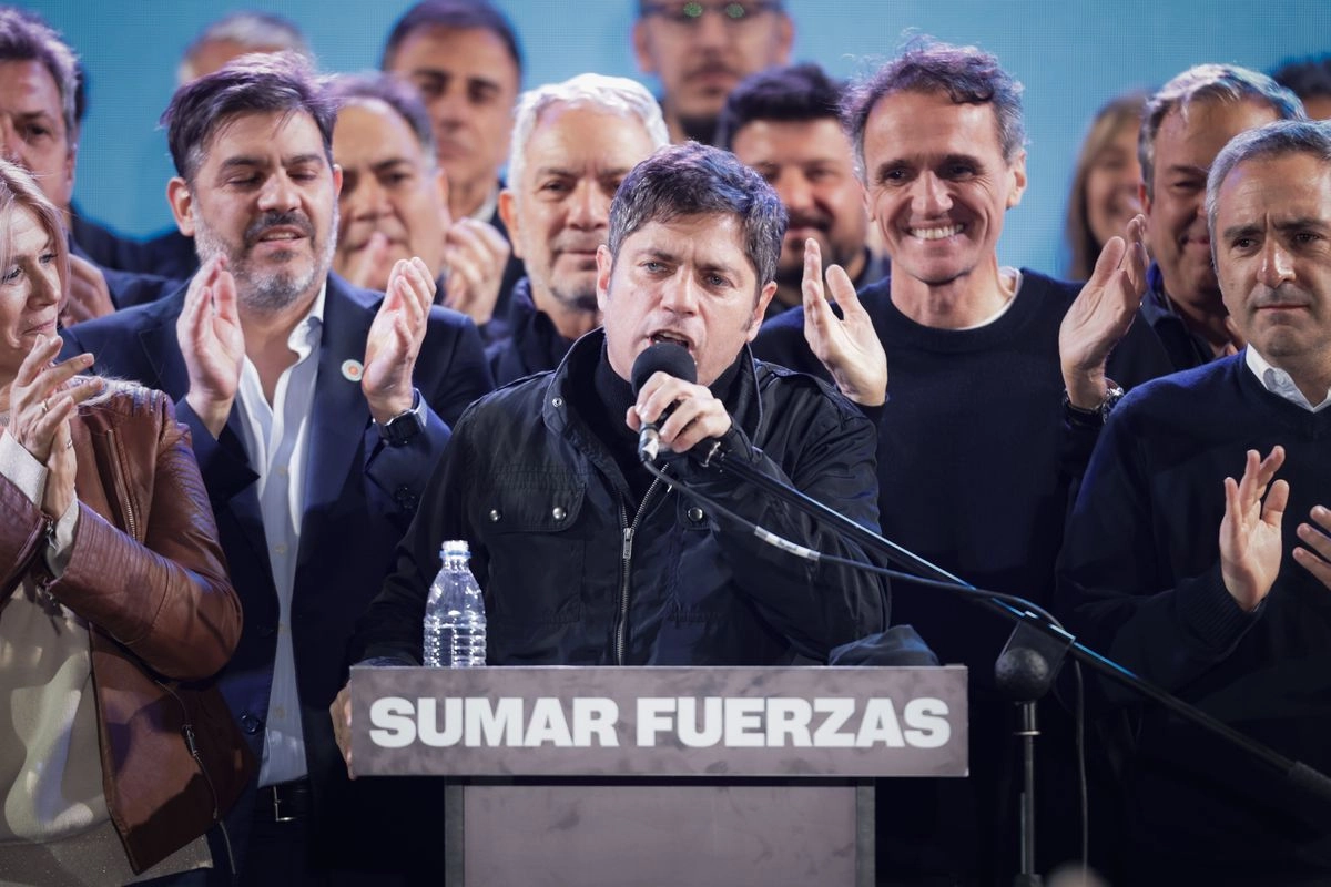 Kicillof impulsó su campaña con las banderas de Evita y Perón, al tiempo de convalidar que el peronismo es como el tango: da muchas vueltas pero siempre vuelve. Foto