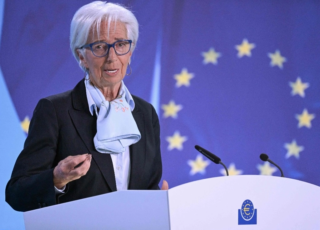 Christine Lagarde, directora del Banco Central Europeo. Foto Afp.