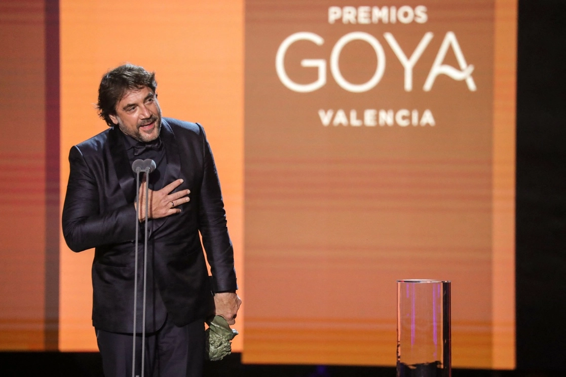 Javier Bardem recibió el Premio Goya por su actuación en la película "El Buen Patrón". Foto Afp