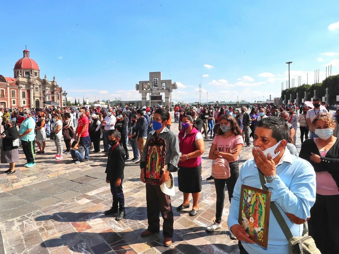 La Villa de Guadalupe sólo se ha cerrado por cuestiones excepcionales, como la Guerra Cristera, en 1927, y ahora por la pandemia. Foto Marco Peláez