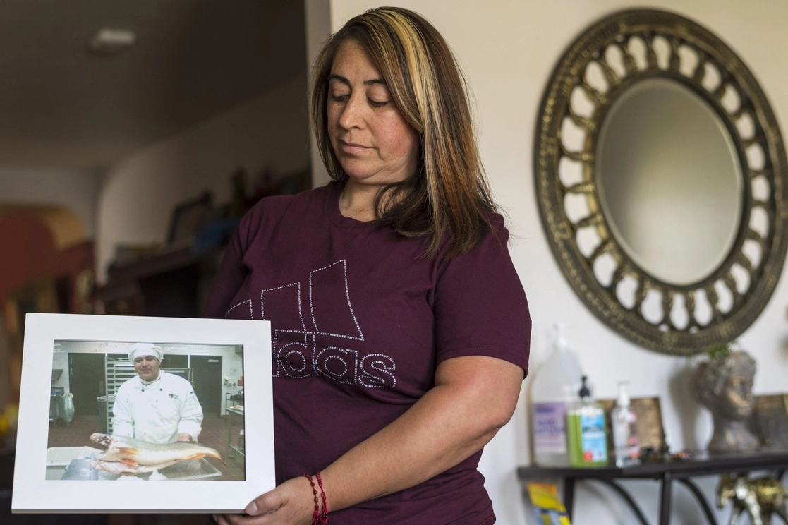 Laura Ramos, hermana de Jerry. Foto Ap