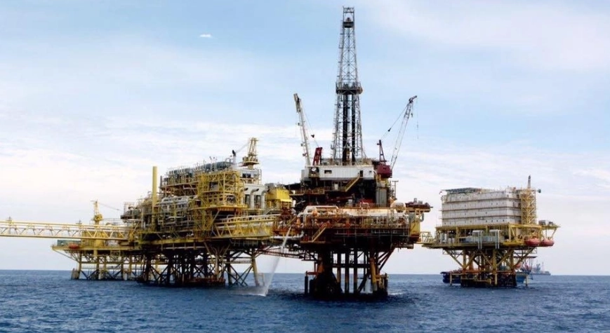 Plataforma de Pemex en Campeche. 