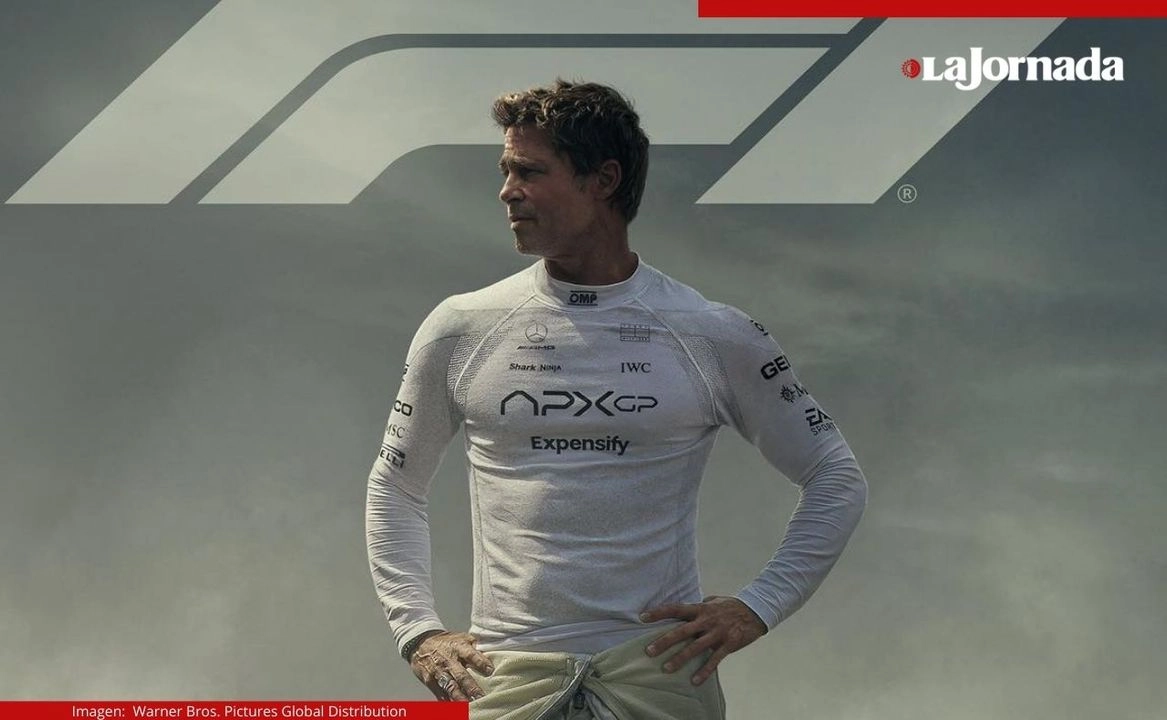 El actor Brad Pitt estelariza "F1", que llegará a cines de todo el mundo a finales de junio de 2025.