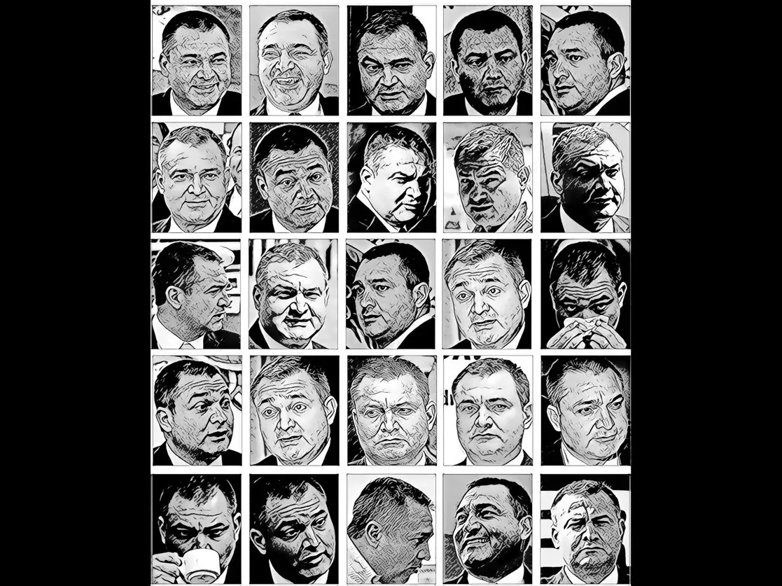 Composición de imágenes de Genaro García Luna. Foto ‘La Jornada’




