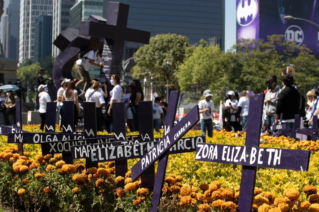 Manifestación del Día de Muertas en noviembre pasado. Foto Alfredo Domínguez