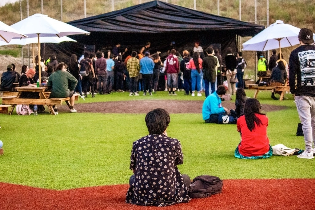 Una característica del encuentro es que se realiza al aire libre. Foto cortesía del festival